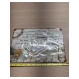Tin Amazing Grace sign