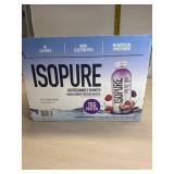 New Case of Isopure Mixed Berry Protein Water