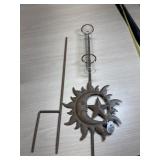 4 New Moon and Stars Rain Gauge