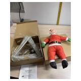 Christmas lights and Santa (2) New