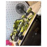 Ryobi 6 pc tool set with charger and 1 battery