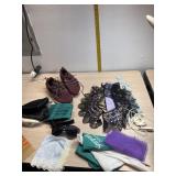 8,5 Puma shoes, lace collar, boys clip on ties,