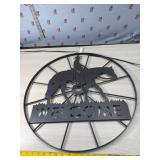 23.5ï¿½ Welcome sign metal