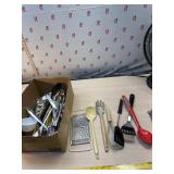 Kitchen Utensils and some silverware