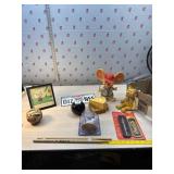 Vintage Toy Lot: Topo Gigio Big Ear, Snoopy,