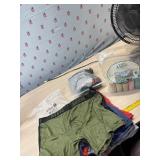 2 bags of 7 each Men Boxers new no size waiste is