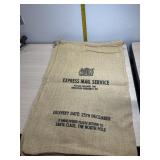 4 Burlap North Pple Bags