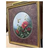 Hummingbird wall art
