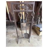Fire place tool set