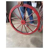 2 Wood wagon wheels 32ï¿½