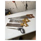 4 hand saws