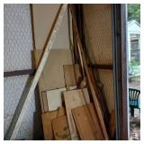 Wood and quikrete