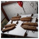 Set of 4 wood clamps