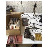 Wire brushes, nut drivers, Desoldering bubble,