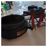 Oil Pans and jack stands