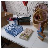 Baskets, napkin holdeeans more