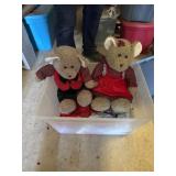 Tote of Christmas Decorations Christopher and