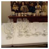 Set of 6 wine glasses, set of 4 and others