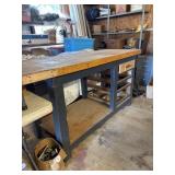 Wood work bench 71ï¿½x28ï¿½x37ï¿½