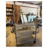 Metal shop cart 34ï¿½x18ï¿½x32ï¿½