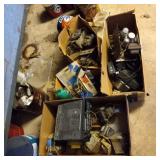 Old radio electronic parts
