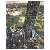 Misc flower pots and garden decor