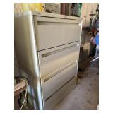 4 drawer legal file cabinet and books, please