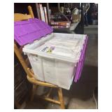 Locking lid tote full of new Large One Love
