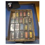 19 Action Race Cars in cases