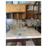Lg Lot of stem ware.  Please bring boxes