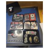 2 Dale Earnhardt playing card sets, and Kife,