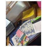 Balloons, table covers, paper and more