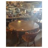 Round table & 4 chairs 51ï¿½z41ï¿½x30ï¿½