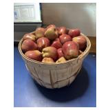 Basket of faux apples