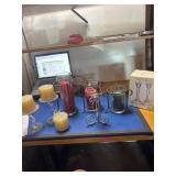 Candles and holders