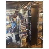 Metal shelf and books & all contents Please bring