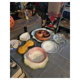 Serving trays and bowls