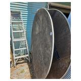 2- 6' round folding tables