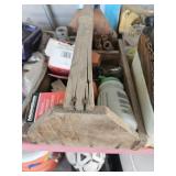 Wood tool box and tools