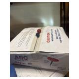 New plastic cap roofing nails per box