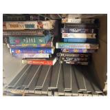 Locking tote of VHS Tapes
