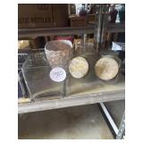 Candle holders, vase, candy jar and more Please