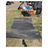 Pickup bed rubber mat