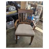 Chair on wheels
