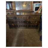 9 drawer dresser no mirror 65ï¿½x18ï¿½x34ï¿½