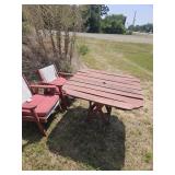 Patio table 4 chairs