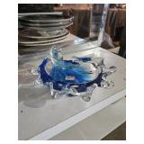 Murano style sea shells dish