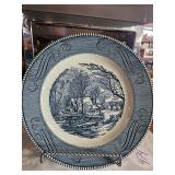 Currier and Ives plate