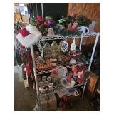 Large lot of Christmas decorations only no shelf