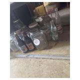 Vintage jars and bottles  Please bring boxes